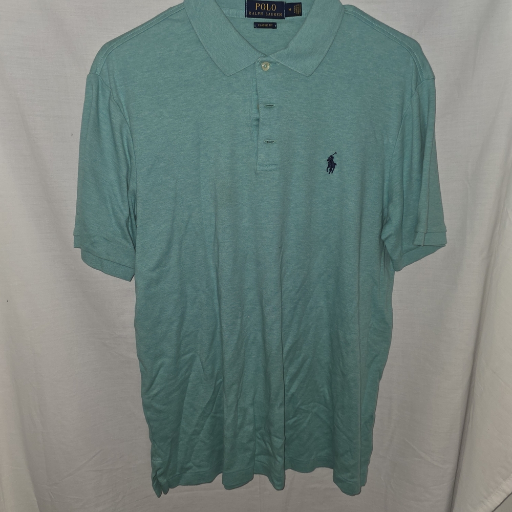 Polo by Ralph Lauren Men's Teal Polo Shirt